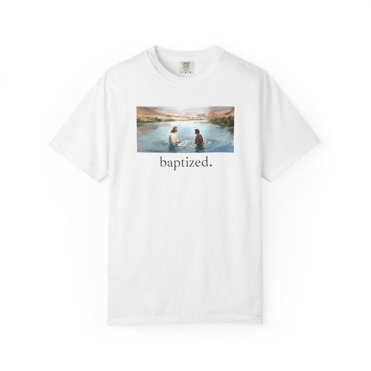 eirenebewithyou - baptized. | T-shirt | Religious Art Front Print