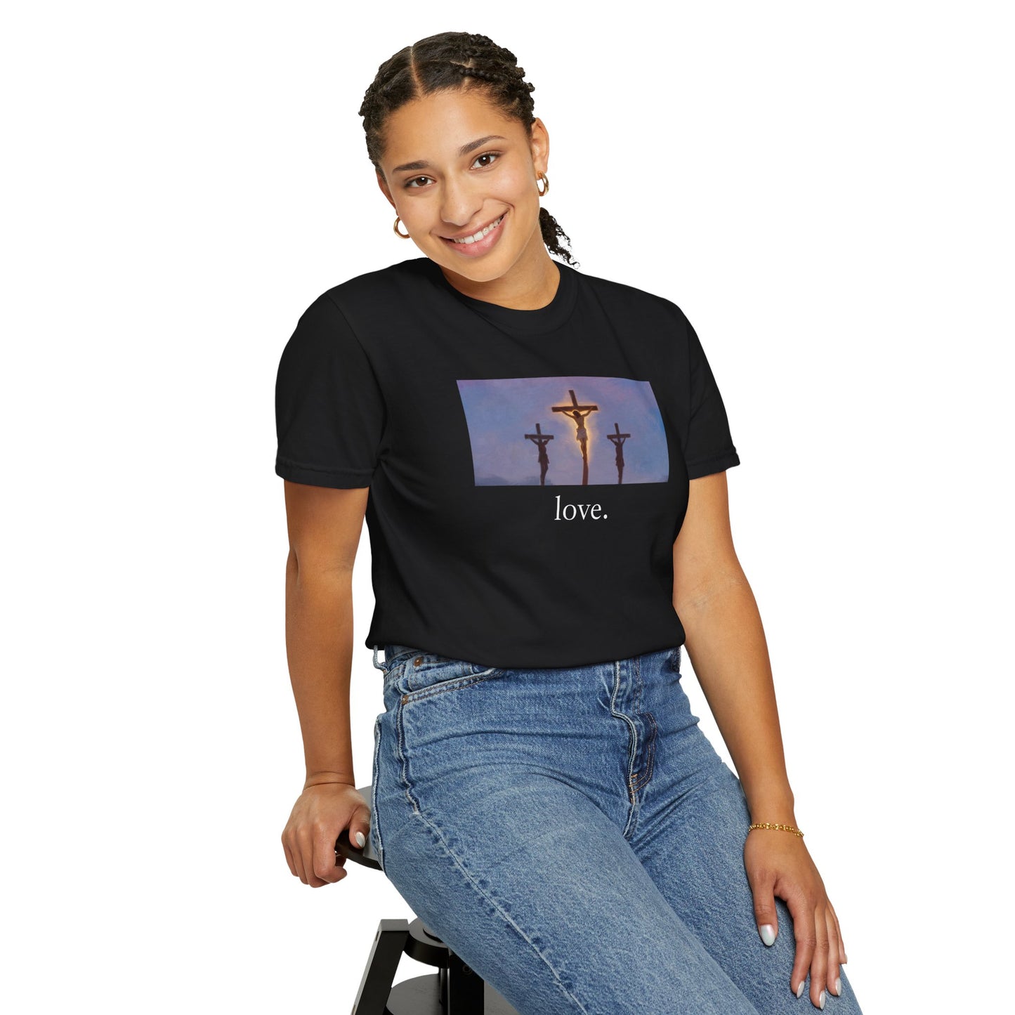 eirenebewithyou - love | T-shirt | Religious Art Front Print