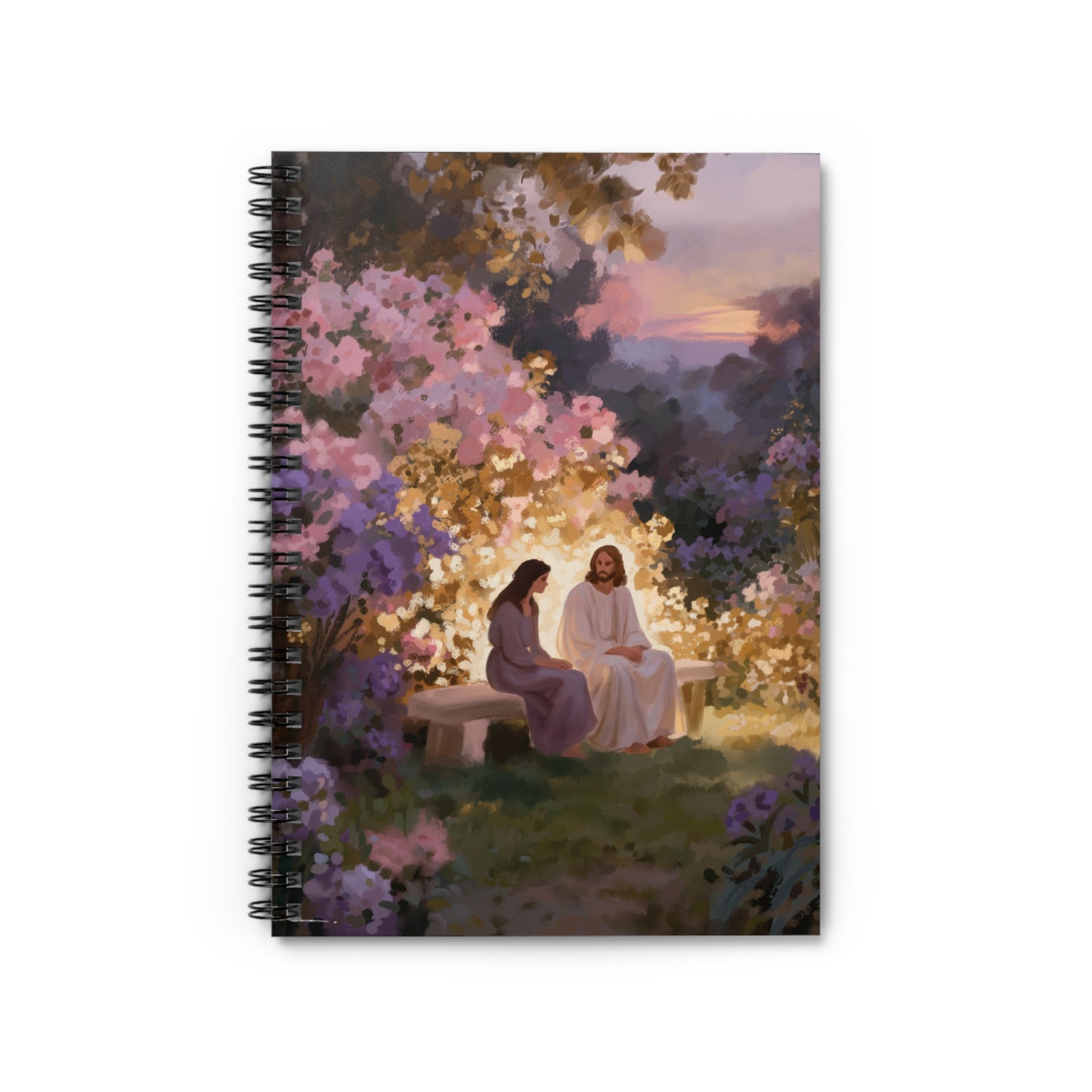 eirenebewithyou - flower. | Spiral Notebook | Religious Art Book