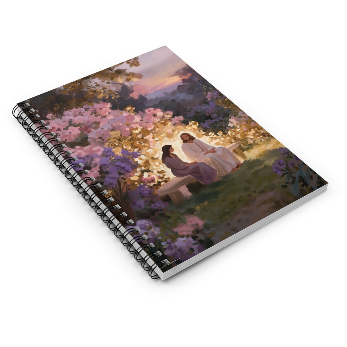 eirenebewithyou - flower. | Spiral Notebook | Religious Art Book