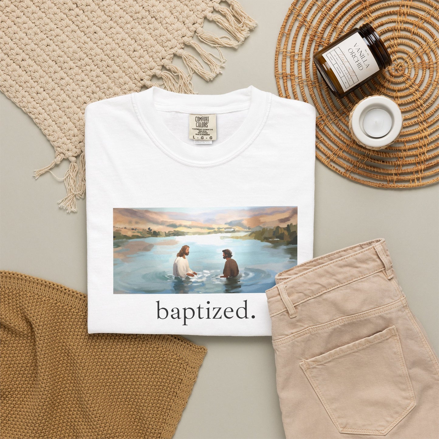 eirenebewithyou - baptized. | T-shirt | Religious Art Front Print