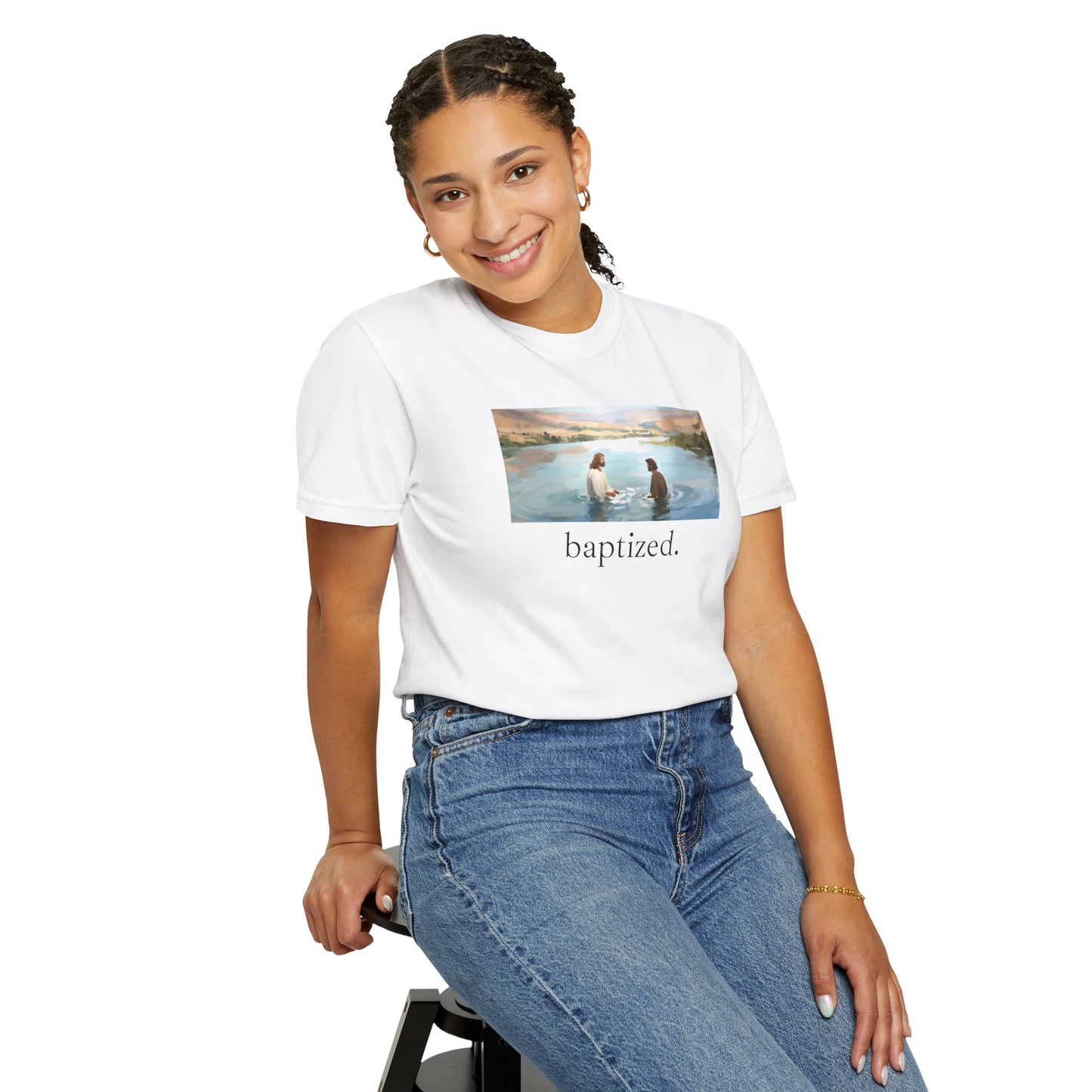 eirenebewithyou - baptized. | T-shirt | Religious Art Front Print