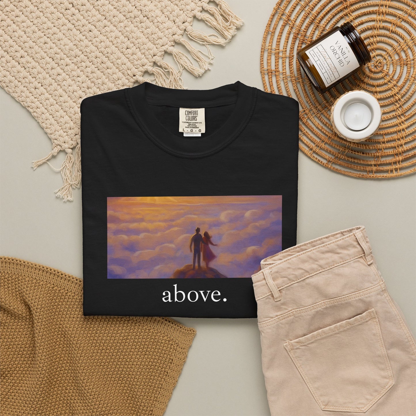 eirenebewithyou - above. | T-shirt | Religious Art Front Print