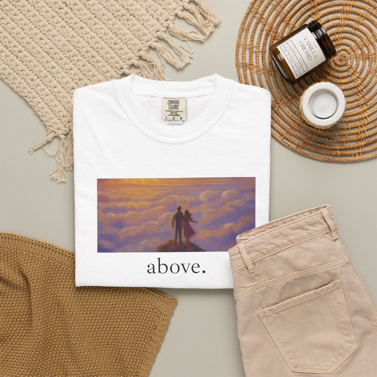 eirenebewithyou - above. | T-shirt | Religious Art Front Print