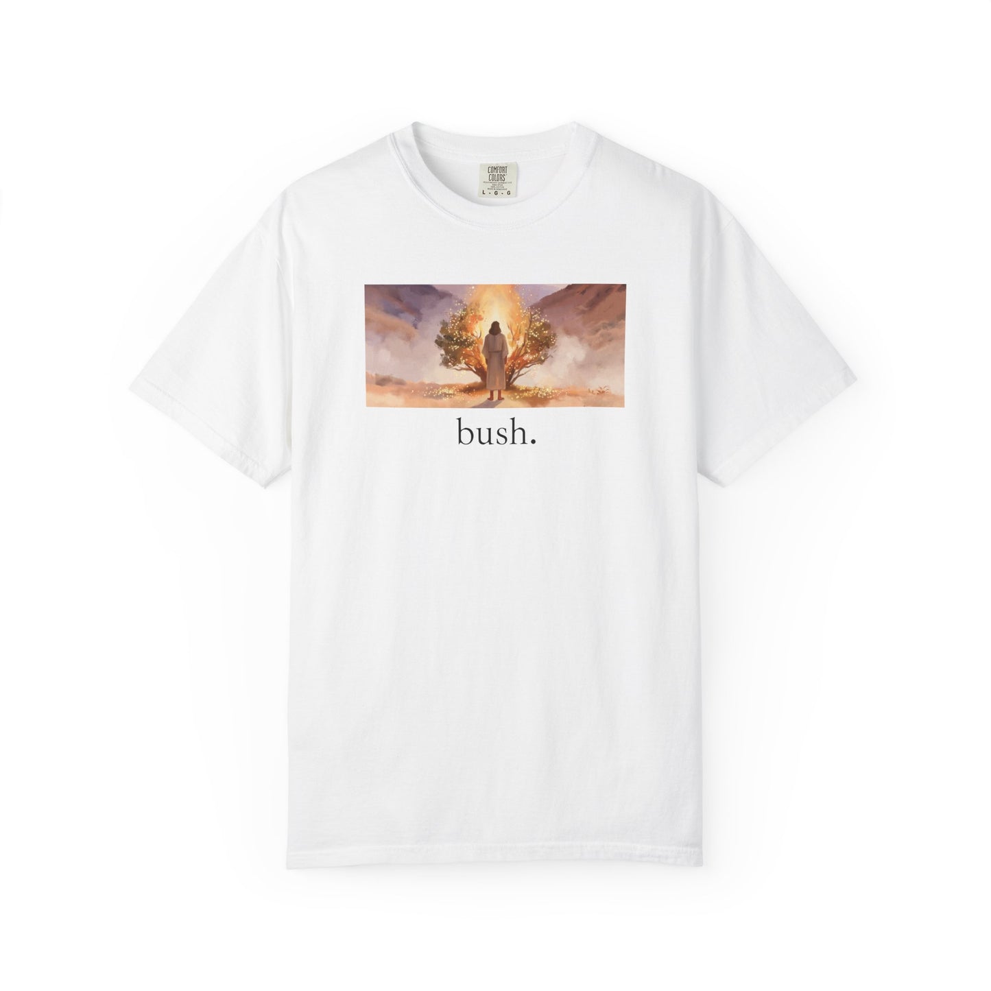 eirenebewithyou - burning bush. | T-shirt | Religious Art Front Print
