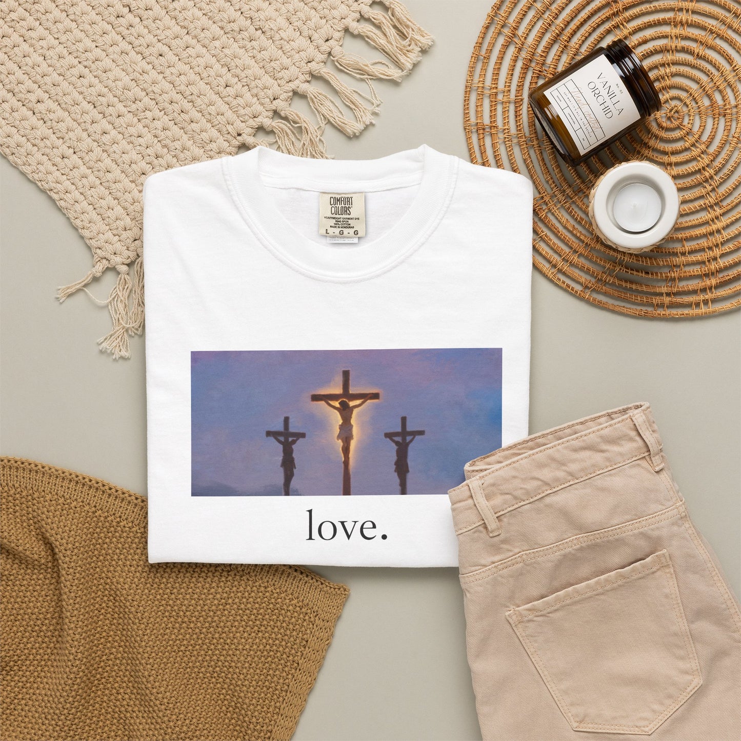 eirenebewithyou - love | T-shirt | Religious Art Front Print
