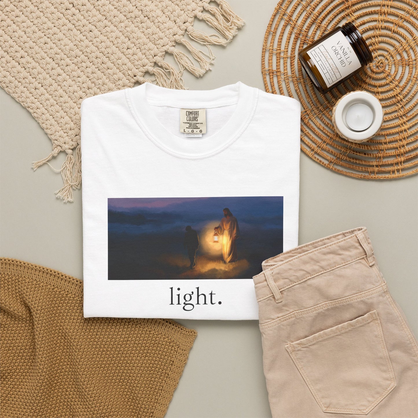 eirenebewithyou - light | T-shirt | Religious Art Front Print