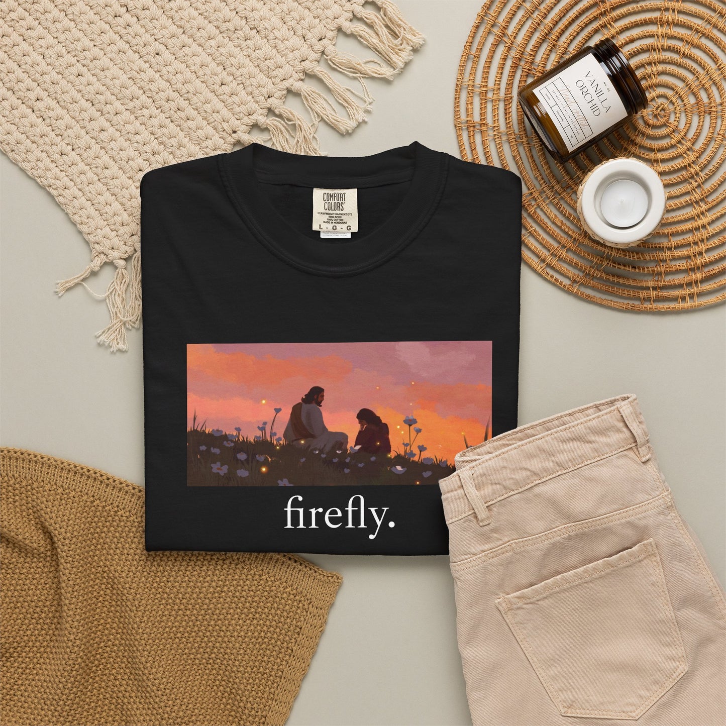 eirenebewithyou - firefly. | T-shirt | Religious Art Front Print