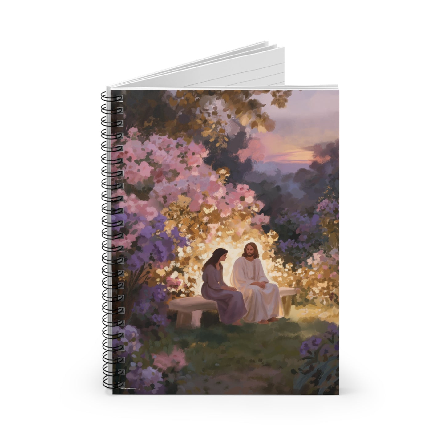 eirenebewithyou - flower. | Spiral Notebook | Religious Art Book